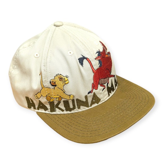 Disney The Lion King Hakuna Matata Pumbaa Timon Simba Embroidered Snapback Hat - Picture 6 of 9